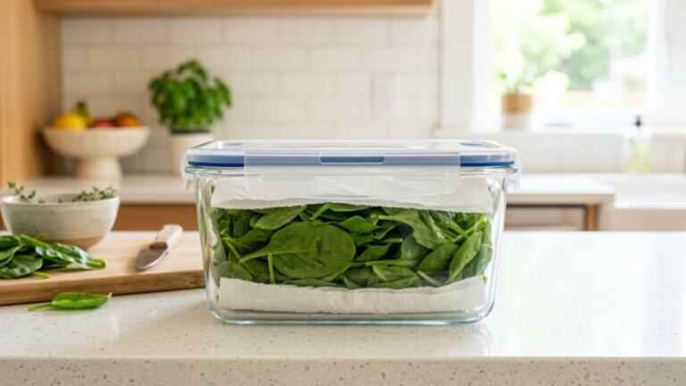 Cómo mantener las verduras frescas por más tiempo con papel de cocina
