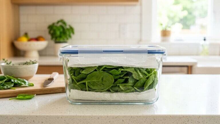 Cómo mantener las verduras frescas por más tiempo con papel de cocina