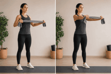5 ejercicios para tonificar brazos y espalda en casa usando solo una toalla