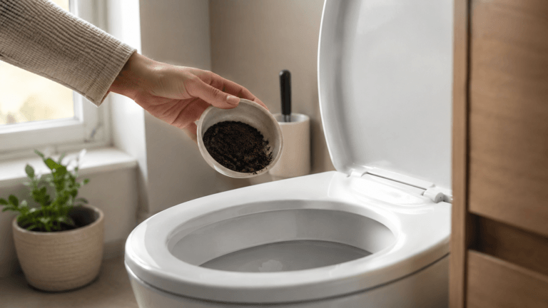 ¿Tirar posos de café al inodoro funciona? Lo que pasa realmente con este truco casero