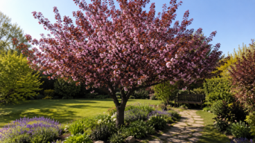 Ciruelo ornamental: el árbol de hojas moradas y flores rosadas para tu jardín soleado