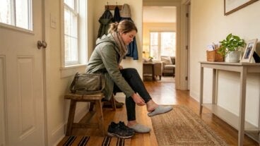 Zapatillas de casa a la vista y otros consejos para bajar el ritmo al llegar