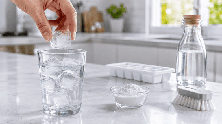 Cómo limpiar las cubiteras para evitar que el hielo sepa raro