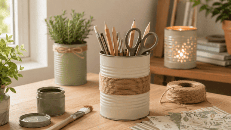 ¿Sueles tirar las latas de conserva? 7 ideas creativas para decorar tu hogar