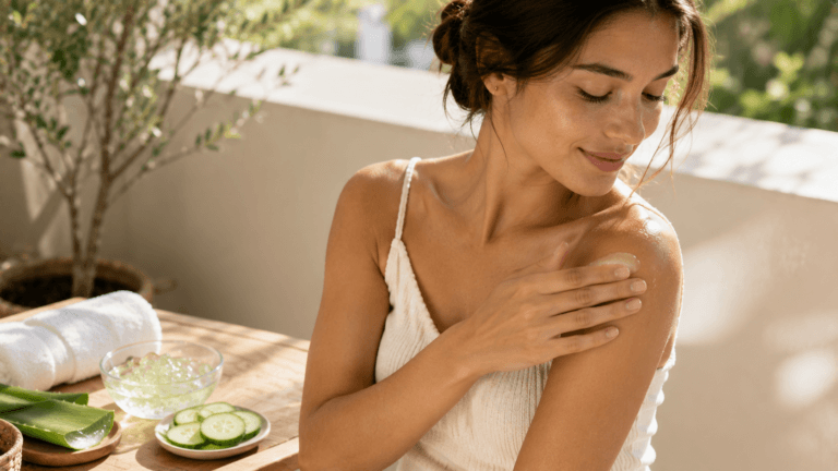 El gel de aloe y pepino para refrescar tus hombros este verano