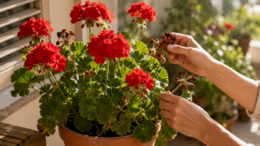 ¿Tu geranio rojo perdió flores con el calor? Cómo ayudarlo sin regarlo de más