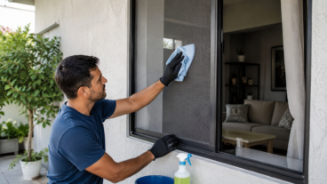 Mosquitera fija con polvo: cómo limpiarla sin ensuciar la casa