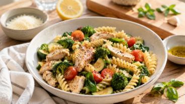 Pasta con verduras y proteína: ideas rápidas para que no sea solo un plato de salsa
