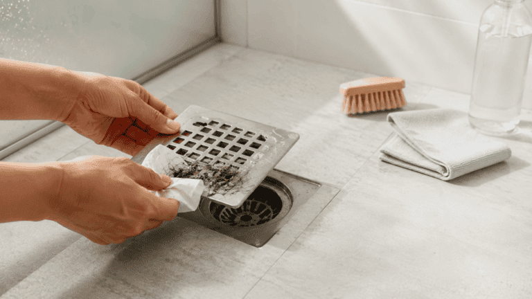Restos de jabón en la rejilla de la ducha: ¿cómo limpiarla y evitar atascos?