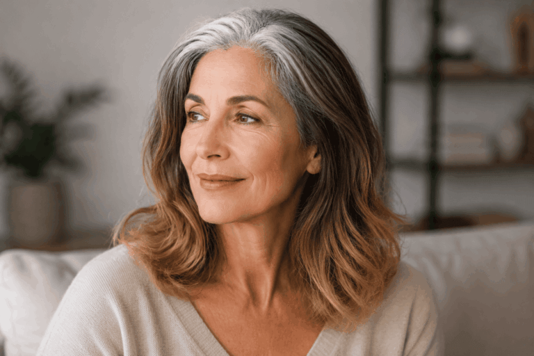 Canas después de los 60: consejos para suavizar la transición sin tinte completo