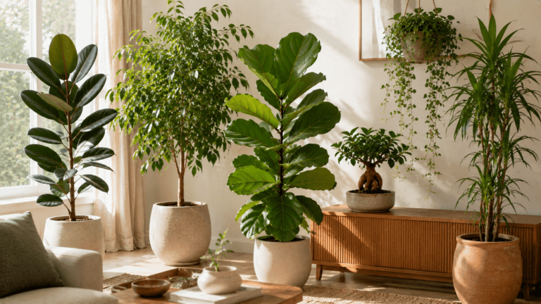 6 variedades de ficus que mejor se adaptan a macetas dentro de casa