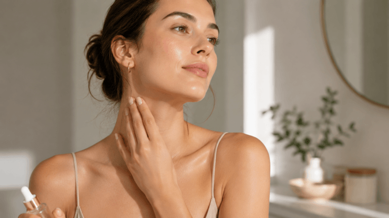 Vitamina C en cuello y escote: cómo extender la luminosidad más allá del rostro