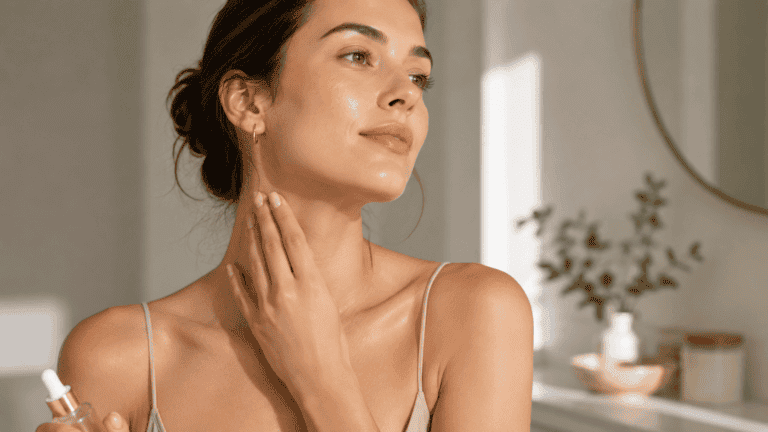 Vitamina C en cuello y escote: cómo extender la luminosidad más allá del rostro