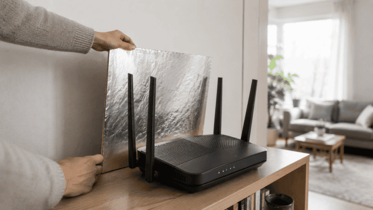 Wi-Fi débil en una habitación: cuándo el aluminio detrás del router ayuda y cuándo lo empeora