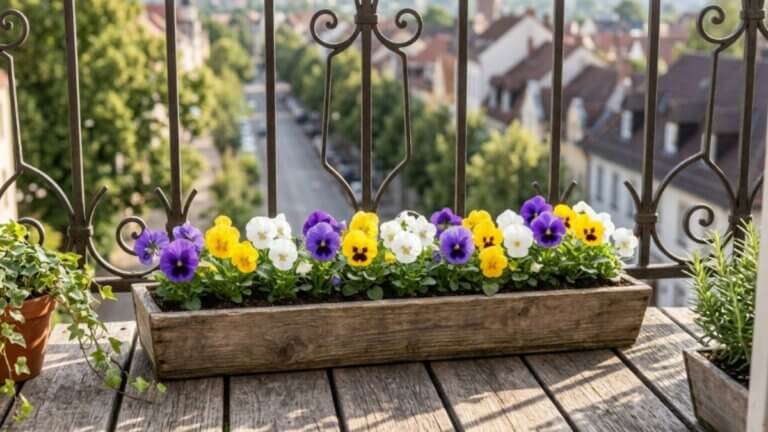 Jardinera de pensamientos: 6 consejos para distribuir las flores y hacer que el color quede equilibrado