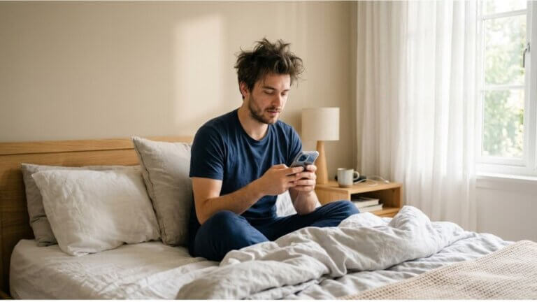 ¿Miras el móvil al despertar? Esto puede cambiar la forma en que empiezas el día