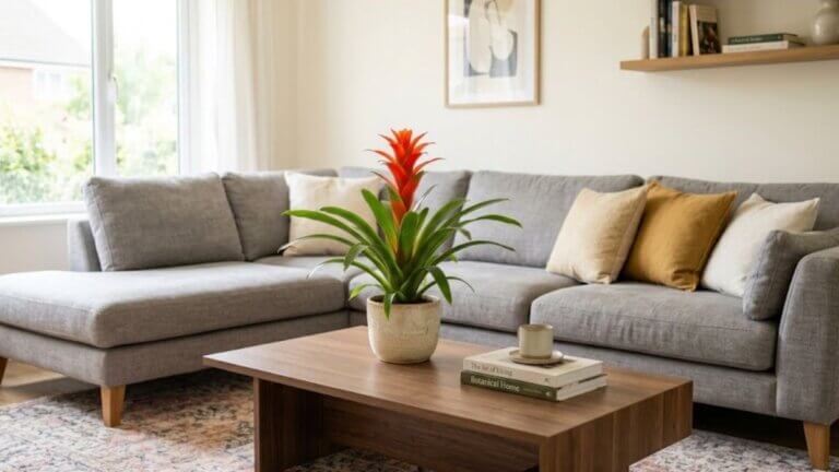 Guzmania en verano: cómo cuidar el agua de su roseta para que se mantenga bonita
