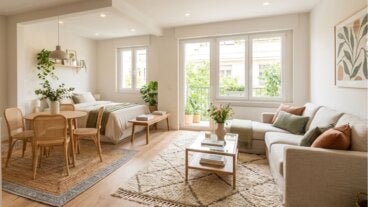 Alfombras para monoambientes: 7 ideas para separar espacios y ganar orden visual