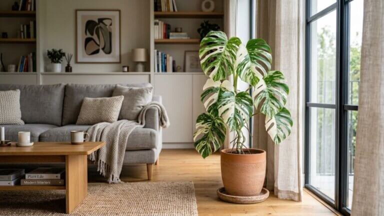 Monstera deliciosa 'Albo Variegata'