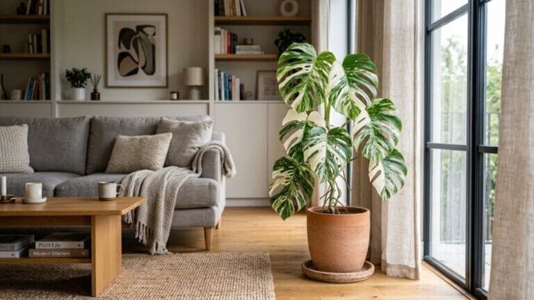 Monstera deliciosa 'Albo Variegata'