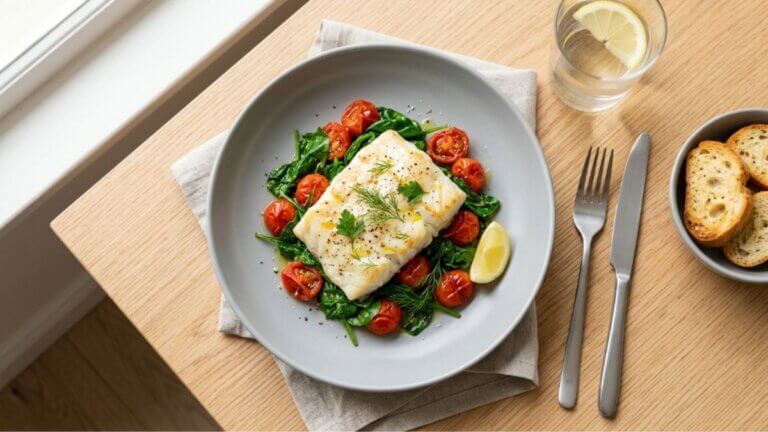 Pescado blanco al horno
