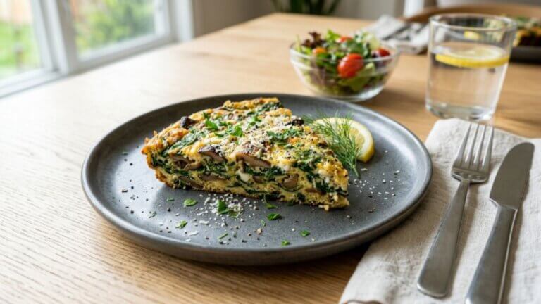 Tortilla de espinacas