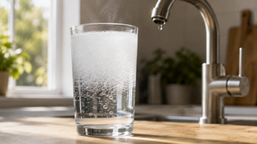 ¿Por qué el agua del grifo sale blanca y se aclara en pocos segundos? (No es el cloro)