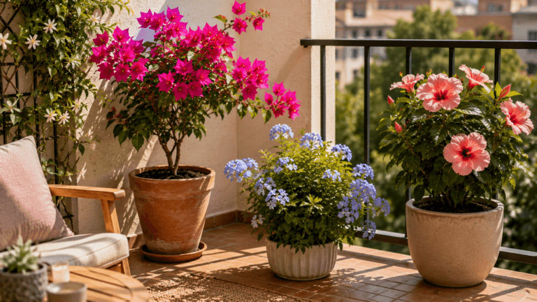 Los 9 arbustos con flores más resistentes para llenar de color tu terraza
