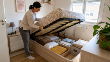 Dormitorio pequeño: cómo aprovechar un canapé para ganar espacio