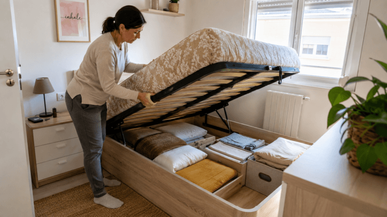 Dormitorio pequeño: cómo aprovechar un canapé para ganar espacio