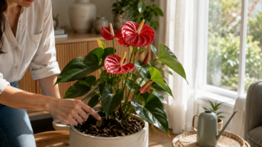 6 consejos para que tu flor de flamenco florezca con rojo vibrante por más tiempo