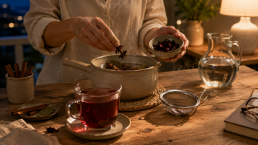 Infusión nocturna de jamaica, canela y laurel: cómo prepararla para que no quede amarga