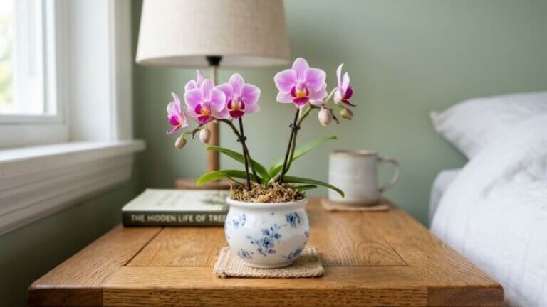 mini orquídea phalaenopsis