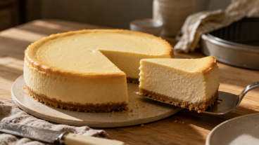 El New York cheesecake más cremoso: cómo hornearlo y enfriarlo correctamente