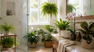 7 plantas que aprovechan la humedad del baño para crecer mejor