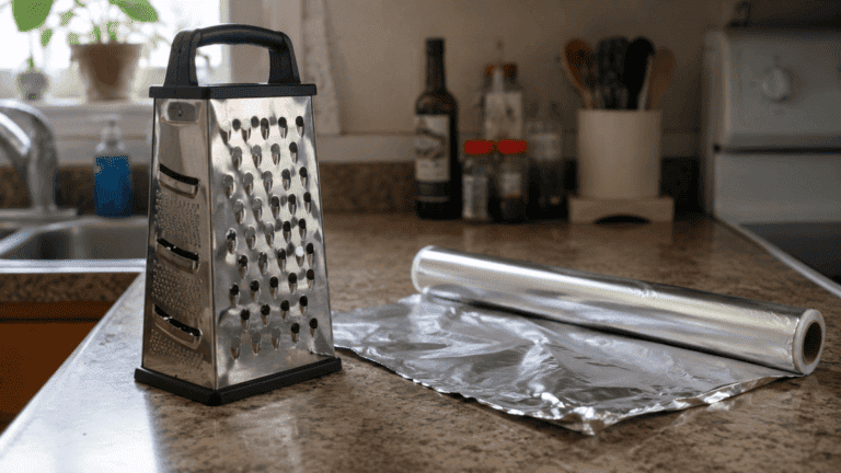 ¿Tu rallador ya ha perdido el filo? Con papel de aluminio puedes recuperarlo