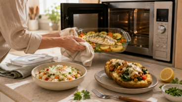 ¿Sin tiempo para cocinar? 5 recetas completas y rápidas en microondas