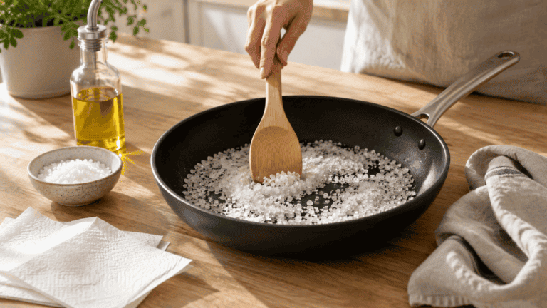 Sartén antiadherente: ¿cómo recuperar su efecto cuando la comida se pega?