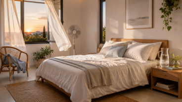 5 estrategias para refrescar el cuerpo y el dormitorio en las noches de calor extremo