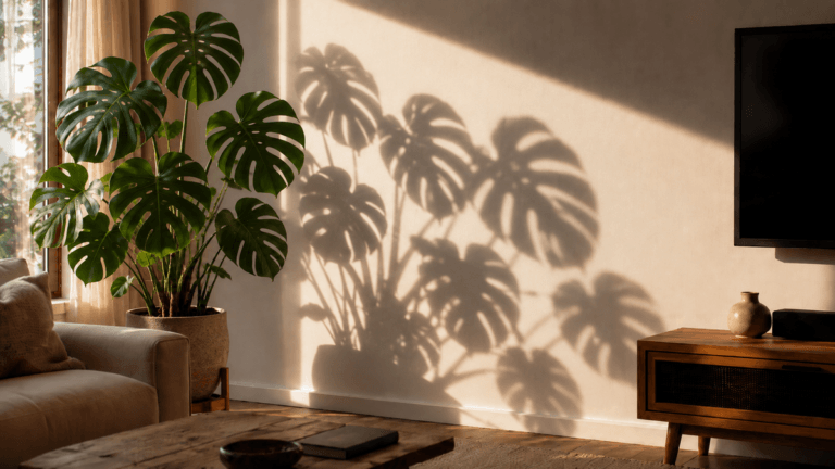 Sombras de plantas en casa: cómo usarlas para crear un ambiente más sereno