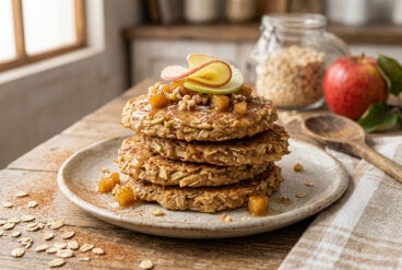 Tortitas de manzana y avena: un desayuno fácil y nutritivo