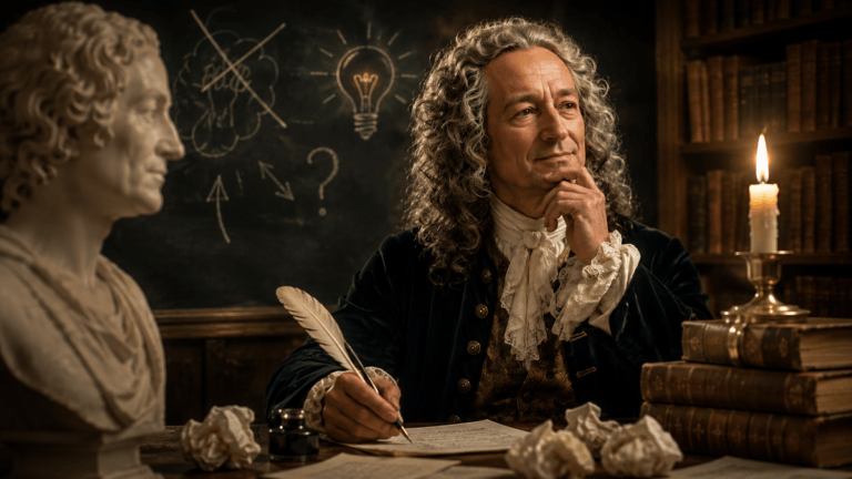 Voltaire y el valor de equivocarse: "El error también tiene su mérito"