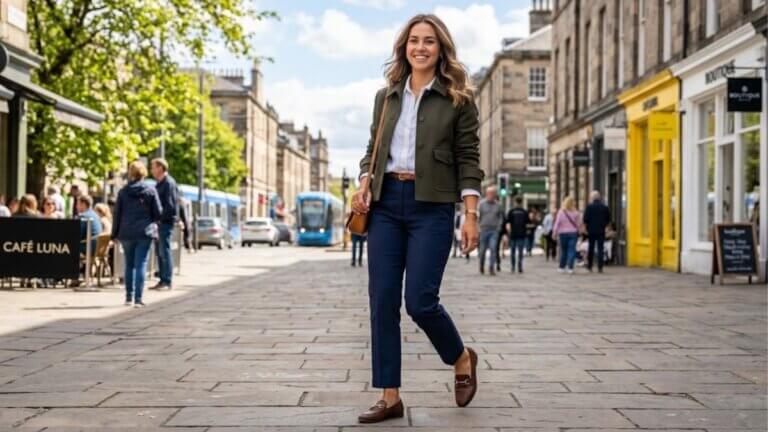 Camisa clásica con chaqueta corta estructurada