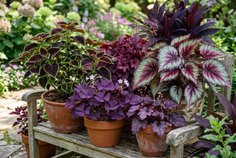 Plantas de hojas oscuras: 5 opciones para crear contraste sin depender de las flores