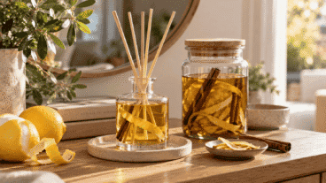 Para qué sirve mezclar aceite de oliva con cáscara de limón y canela: el secreto para refrescar tu hogar