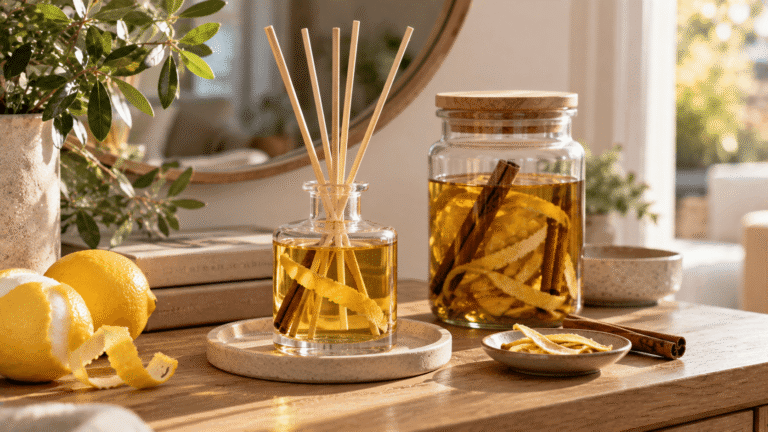 Para qué sirve mezclar aceite de oliva con cáscara de limón y canela: el secreto para refrescar tu hogar