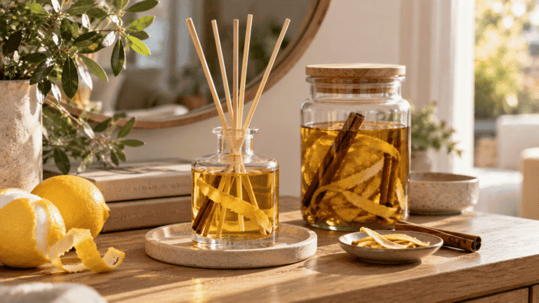 Para qué sirve mezclar aceite de oliva con cáscara de limón y canela: el secreto para refrescar tu hogar