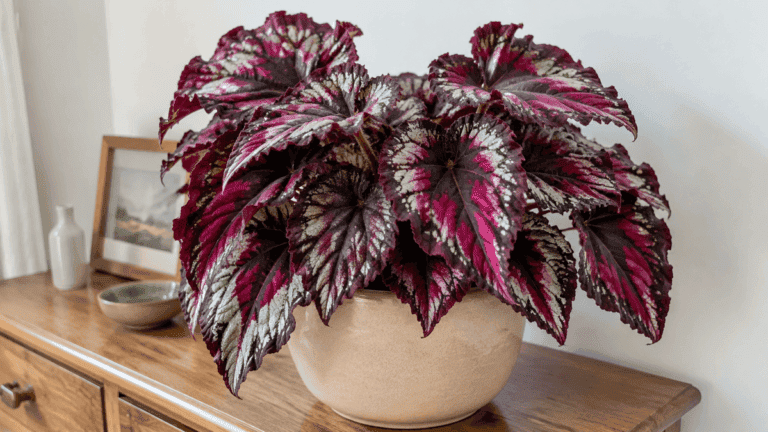 Cómo hacer que tu Begonia Rex tenga hojas coloridas y sin bordes resecos