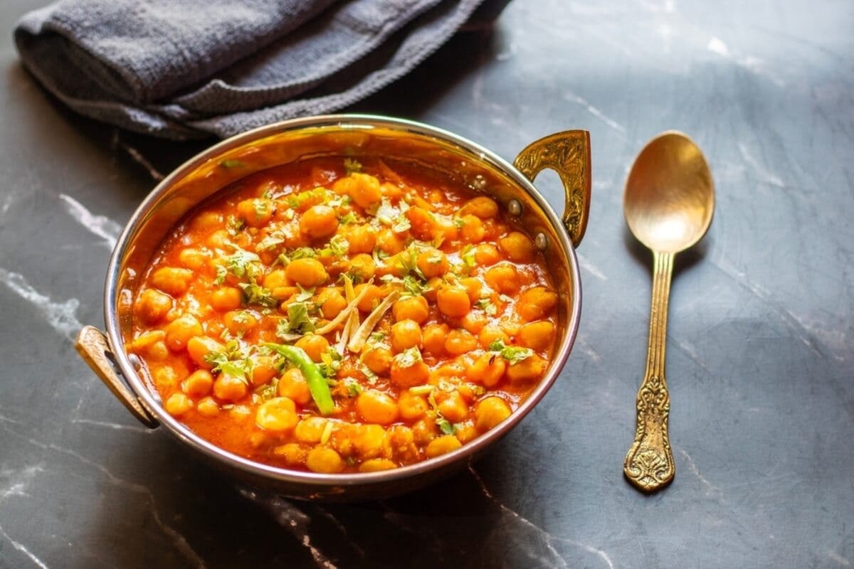 Curri de garbanzos