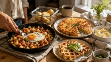 7 desayunos con patatas para empezar el día con mucho sabor y energía
